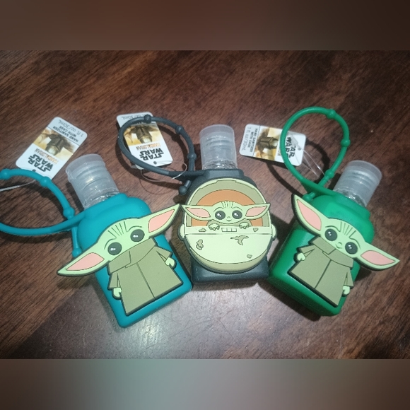 Star Wars Other All Three Baby Yoda Hand Sanitizer Bottlesholders Poshmark